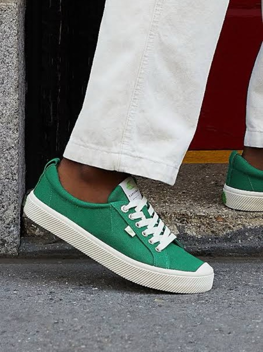 CARIUMA OCA LOW GREEN CANVAS SNEAKERS 9.5 US 40.5 EU
